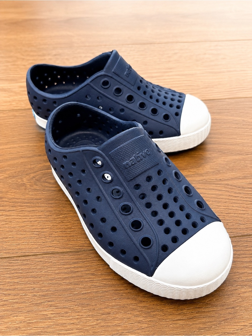 Native Jefferson Kids Slip-On Water Shoes Navy Blue Size C7
